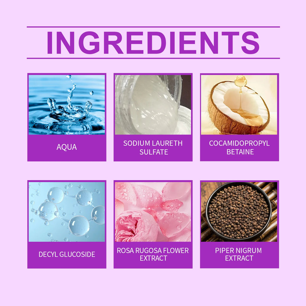 Herbal Floral Warm Nourishing Shower Gel Long-Lasting Jasmine Fragrance Moisturizing Clean Skin Care Bath Gel