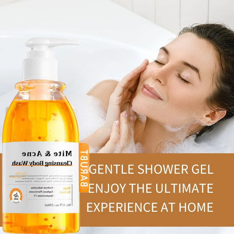 Brand Oil Control Anti-mite Shower Gel Mild Body Wash Deep Clean Pore Hydrating For Soft Smooth Skin Men Women Body Wash Gel Hot
