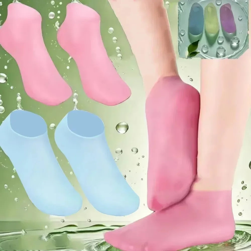 Spa Massage Silicone Moisturizing Foot Socks Remove Dead Skin Anti Cracking Anti-drying Foot Care Socks Pain Relief