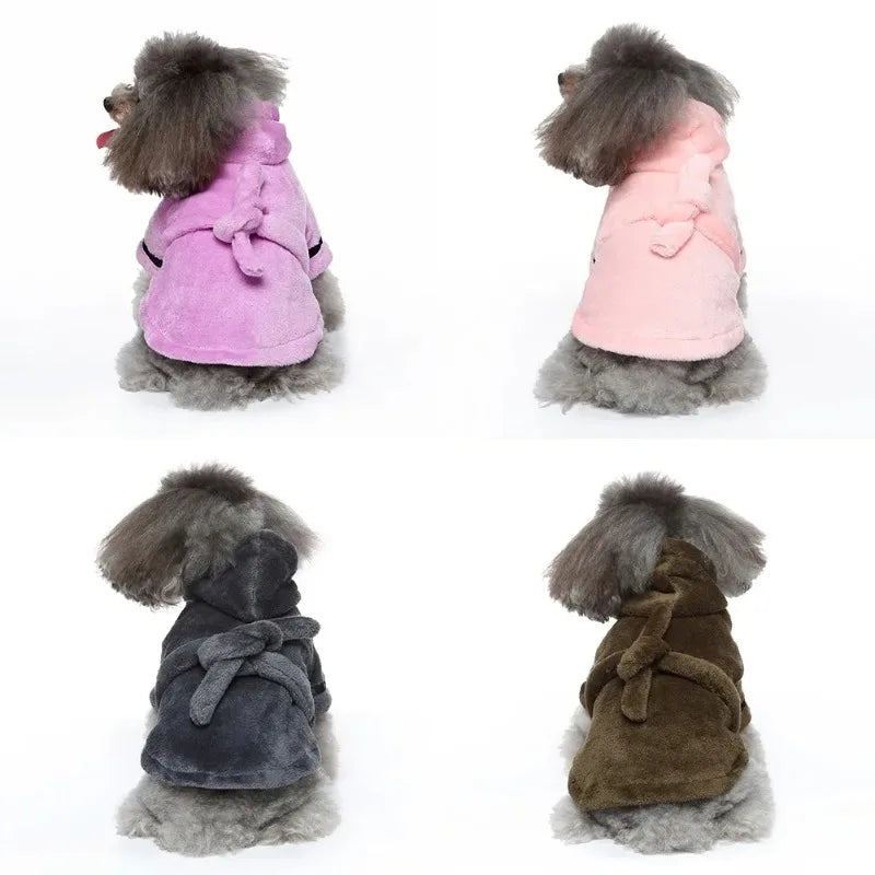 Dog Bathrobe with Super Absorbent and Quick-drying Towel A Drying Accessory for Dogs Pets