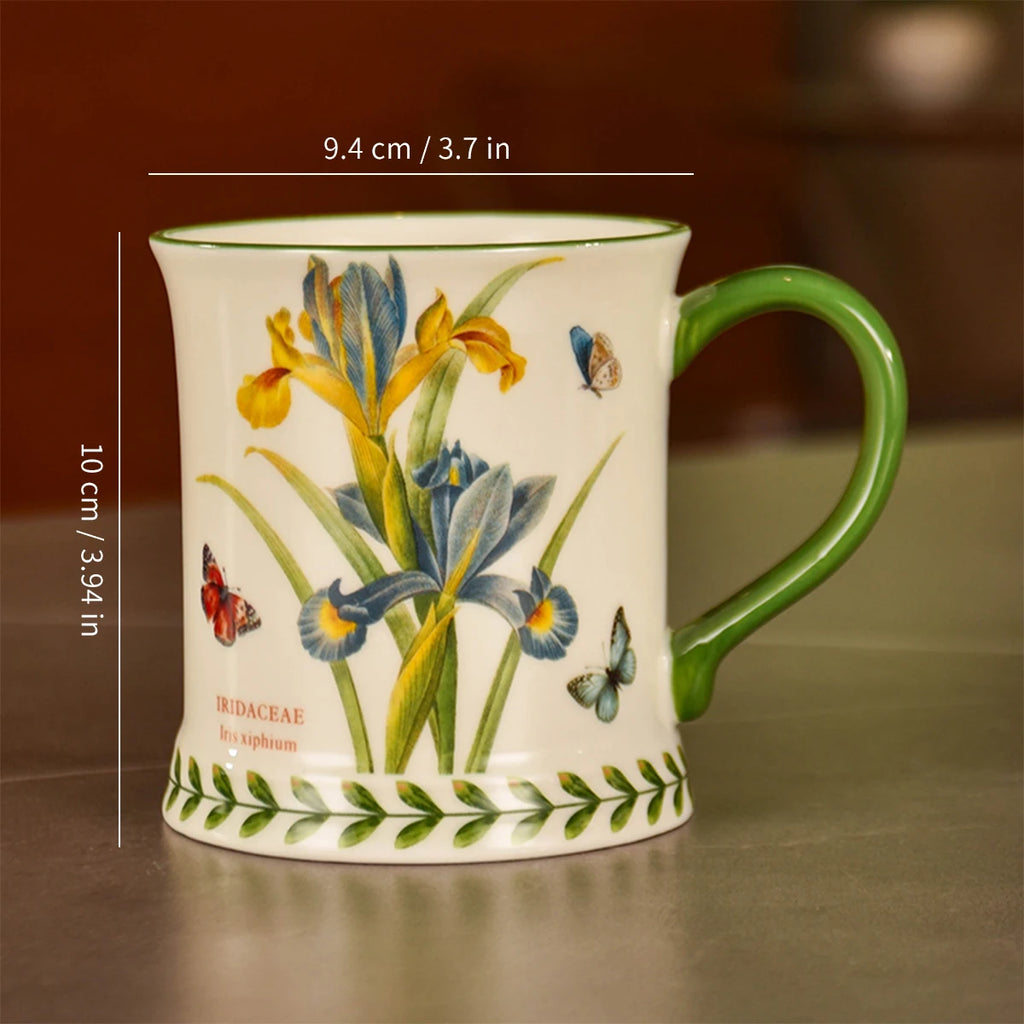 1Pc,Ceramic Coffee Mug,Tea Cup,Creative Hand-Painted Ceramic Mug,Classic Drinking Mug with Handle,Suitable for Hot or Cold Beverages,All-Season Drinks,Wedding,Birthday,Valentine's Day Gift,This Is Your Best Choice