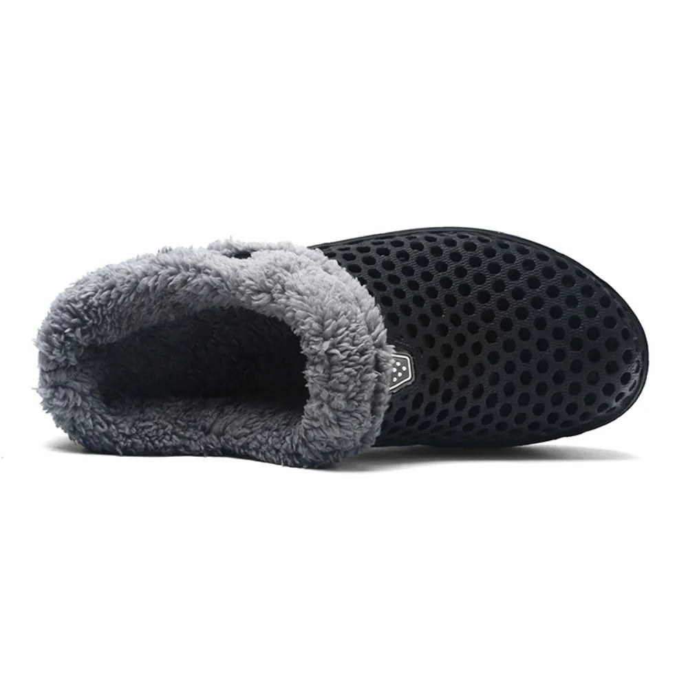 Winter Slippers Men Women Indoor Warm Shoes Non Slip Cotton Pantoffels Casual Clogs Slip on House Floor Slippers for Men