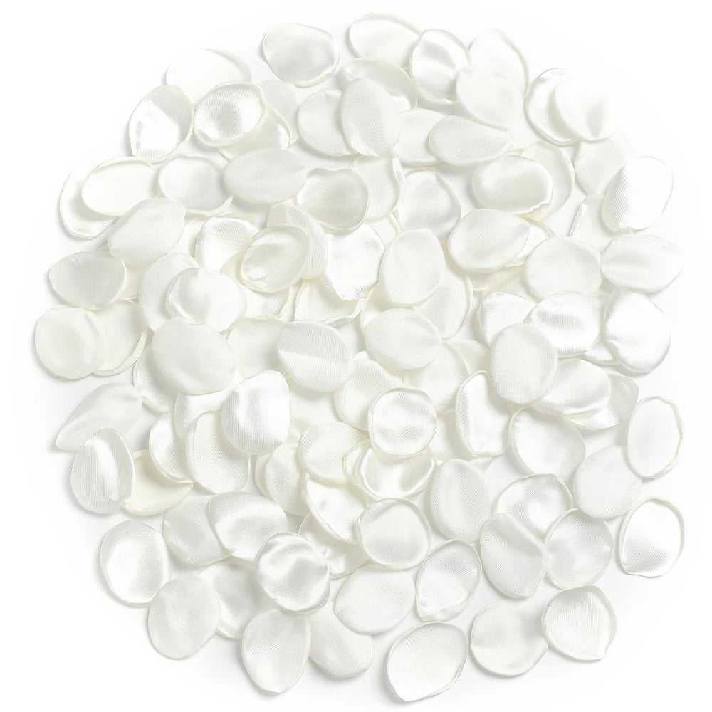 100/200Pcs Pink 4cm Silk Rose Petals Romantic Room Decoration Wedding Decor For Flower Girl Baskets Dinner Table Bridal Showers