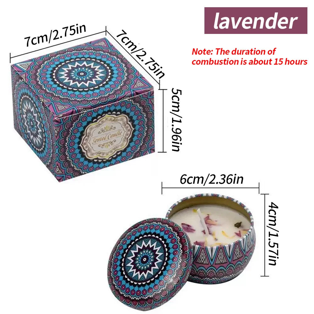 Dried Smokeless Aromatherapy Candles | Used for Bathtubs and Yoga | Gratitude Gifts for Christmas, birthdays, and Mother's Day