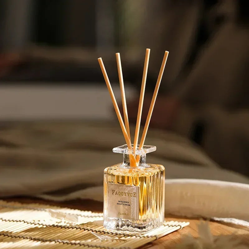 Creative Flameless Reed Diffuser Aromatherapy Essential Oil 50ml Lavender Eaglewood Fragrance Oil Air Freshener Home Room Decors