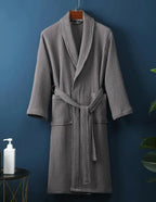 Women Bathrobe Terry Bath White For Hotel Robe Sauna And Swimming Pool Soft Cotton Terry Robe Large Size Long Bath Robe For Men