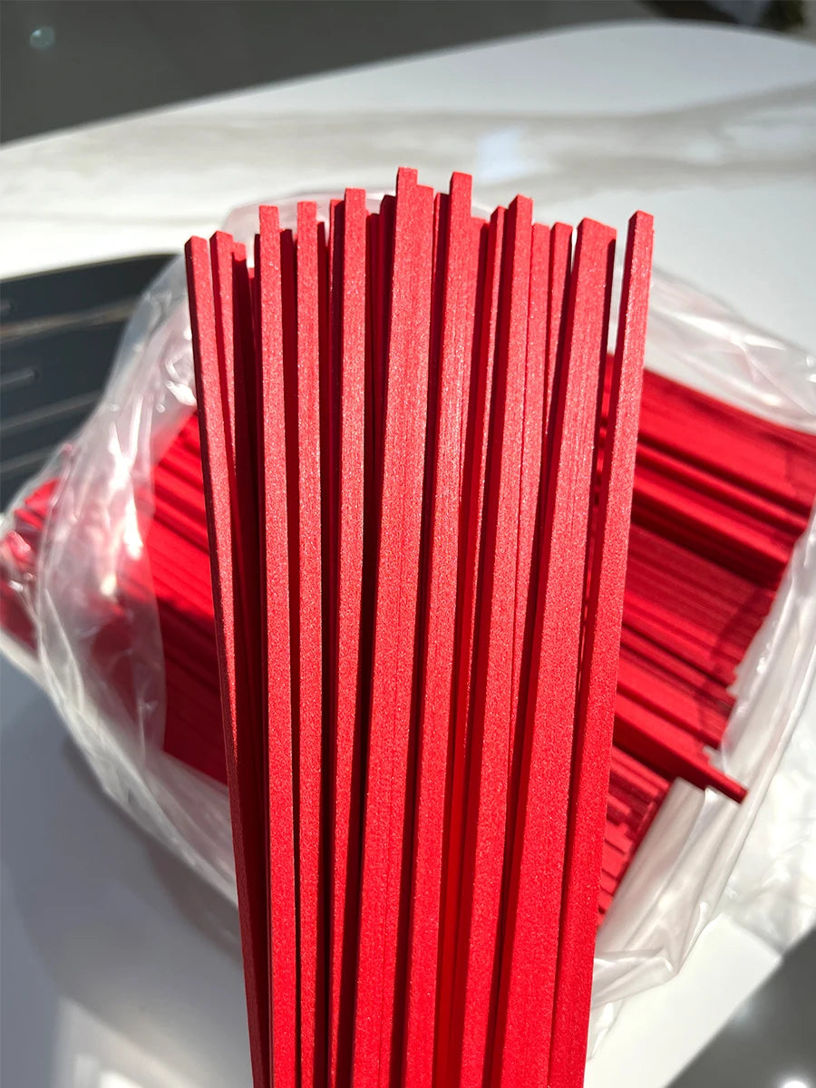 100pcs 22cmx4mm Square Reed Diffuser Replacement Sticks DIY Handmade Home Decor Extra Rattan Aromatherapy Diffuser Refill Sticks