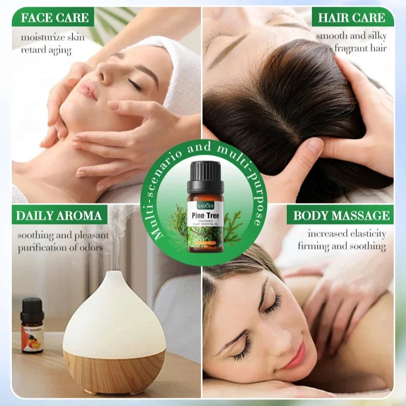 16 Kinds of Scent Pure Essential Oils Diffuser Oils LAVENDER TEA TREE LEMON ROSE OCEAN SANDAL WOOD EUCALYPTUS CHERRY BLOSSOMS