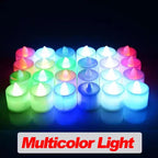 LED Electronic Candles Lights Flameless Flickering Candle Battery Powered Wishing Tealights Home Wedding Party Decor Lighting