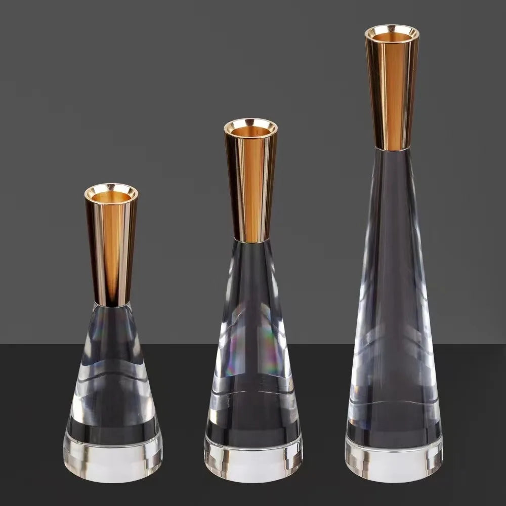 New Acrylic Candle Holder Pillar Stand Table Craft Wedding Centerpiece Road Lead Party Candlesticks Home Decoration