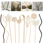 5/15Pcs Rattan Reed Diffuser Sticks Refill, 3mm Wavy Long, for Essential Oil Airs Freshener, High Quality Home Fragrance