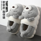 Cute Cozy Cartoon Bear Slippers for Women – Plush Winter Indoor Spa Comfort