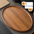 Wooden Serving Trays Oval Wood Tray Platters for Serving Food Dishes Dinner Plates Solid Wood Dessert Plate Jewelry Storage