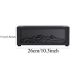 Fireplace Diffuser, Fireplace Diffusers for Essential Oils, Mini Flame Wireless Aromatherapy Fireplace Humidifier Aroma Oil Diff