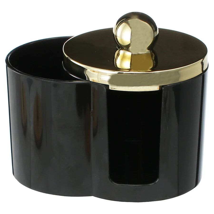 Bathroom Storage Container for Makeup Accessories Qtip Holder Clear Cotton Swab Cotton Balls Organizer Clear Vanity Organizer