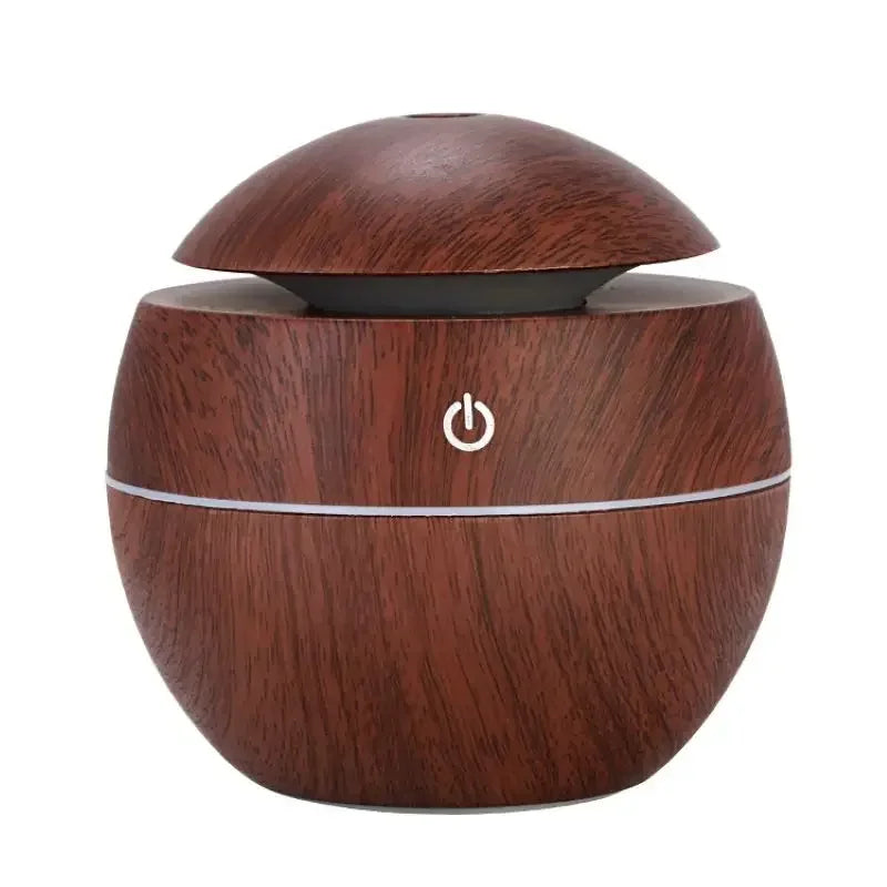 Essential Oil Aroma Diffuser USB Ultrasonic Cool Mist Sprayer Wood Grain Air Humidifier Electric Purifier for Home , Car, office