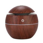 Essential Oil Aroma Diffuser USB Ultrasonic Cool Mist Sprayer Wood Grain Air Humidifier Electric Purifier for Home , Car, office