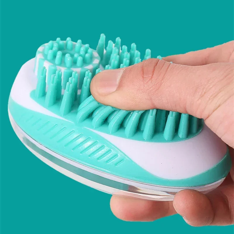Silicone Brush for Cleaning, Grooming, Shampoo Massage, Hair Removal of Dogs and Cats in 2021 Pet Dog Bath and SPA Shower