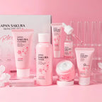 6pcs/Set Sakura Skin Care Sets Gift Sets Skin Care Kit with Cleanser Face Cream Serum Toner Facial Cleanser Product Gift Box New
