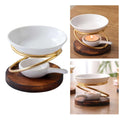 Aroma Oil Burner Warmer Oil Incense Wax Melt Burner with Candle Spoon Office Living Room Spa Yoga Home Decor Wedding Gifts