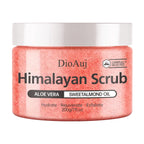 Himalayan Salt Body Scrub - Natural exfoliating salts and soufflé for body and face help nourish, smooth, supple skin for a bath