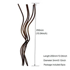 5/15Pcs Rattan Reed Diffuser Sticks Refill, 3mm Wavy Long, for Essential Oil Airs Freshener, High Quality Home Fragrance
