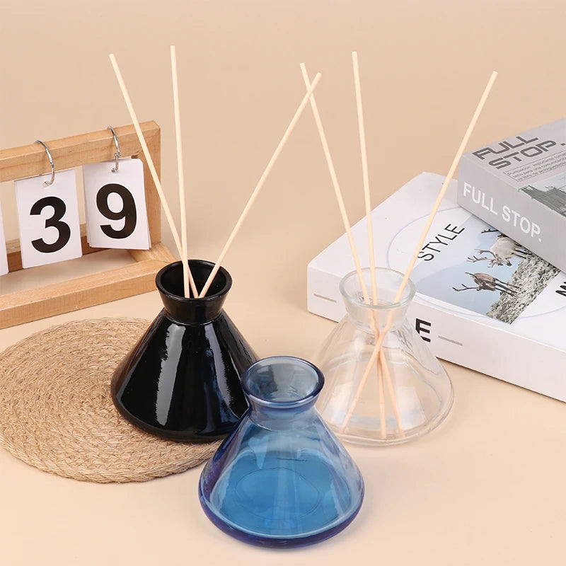 1PC 220ml Containers Diffuser Bottle Aromatherapy Diffuser Bottle Modern Simple Diffuser Glass Bottle Essential Oil Organizers