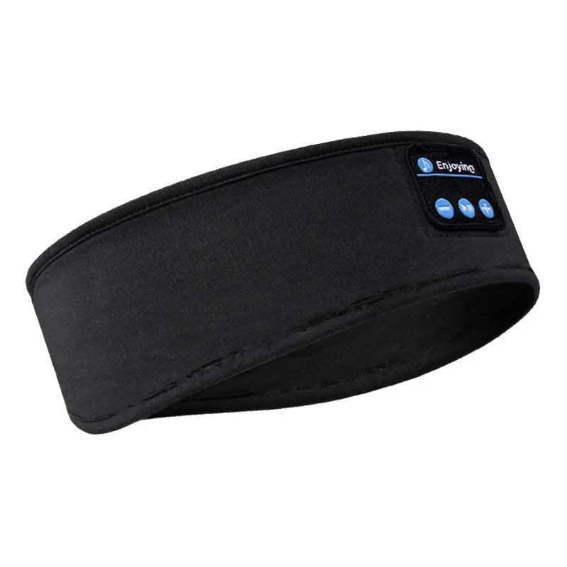 Sleep Eye Mask with Bluetooth 5.0 Headphones Soft Elastic Comfortable Headband ASMR Sleeping  Band 10H Music