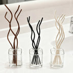 10/200PCS Reed Diffuser Sticks Long Wavy Rattan Reed Fragrance Rods Air Freshener Odor Removal for Home Decor Fragrance Sticks