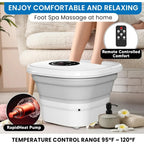 Home Smart Portable Foot Soaking Basin Automatic Heating Electric Foot Massager Constant Temperature Footbath Spa Soaker