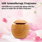 Essential Oil Aroma Diffuser USB Ultrasonic Cool Mist Sprayer Wood Grain Air Humidifier Electric Purifier for Home , Car, office