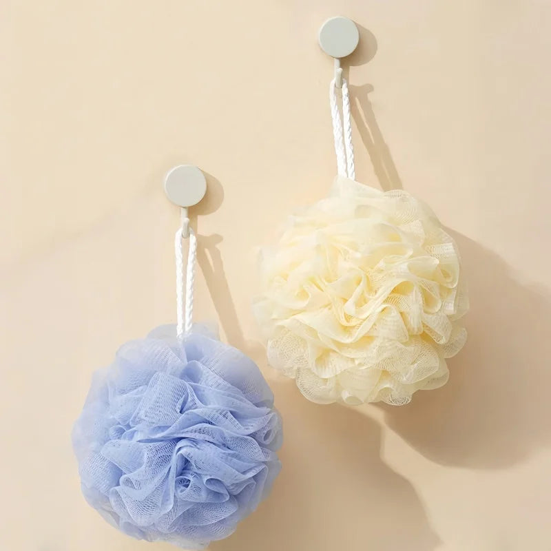 1pcs luxury bath loofahs, super soft and durable, can be used for bathing, bubble bath, exfoliation and massage,random colors