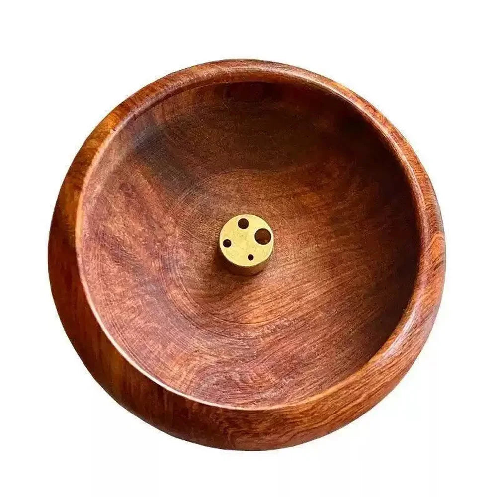 Exquisite wooden plug-in incense burner - suitable for Buddhist worship, family tea rooms, desktop decoration - ideal gift