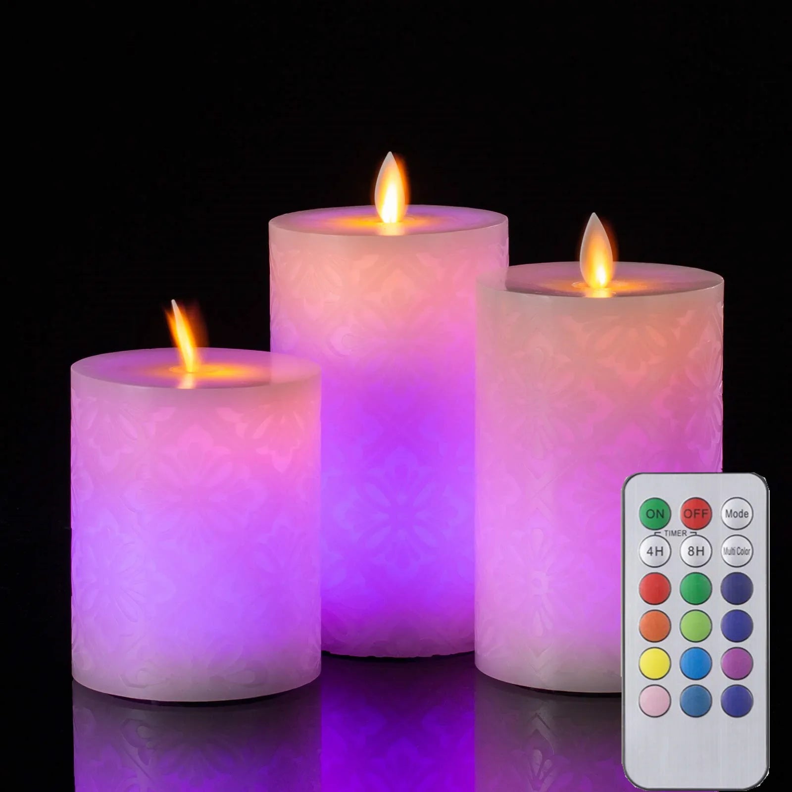 3/1Pcs Real Wax Led Candles with Remote Led Flameless Electric Candles Lamp Tealight Candle for Home Wedding Decor Night Light