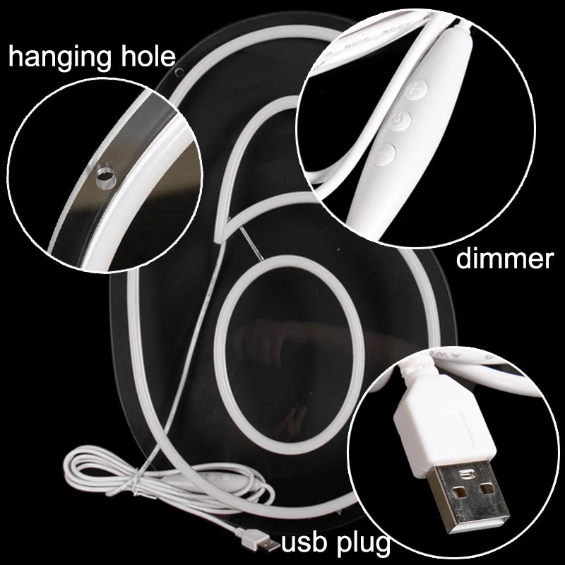 Baptism Cross Neon Sign Led Cross Shaped Light for Baptism Christening Decoration First Communion Good Friday