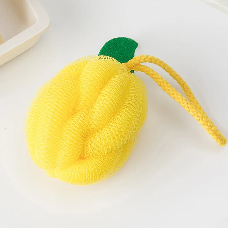 Dopamine Bath Fruit And Vegetable Bath Ball Does Not Scatter Flowers Bath Ball Bath Flower Ball Soft Bubble Bath Artifact