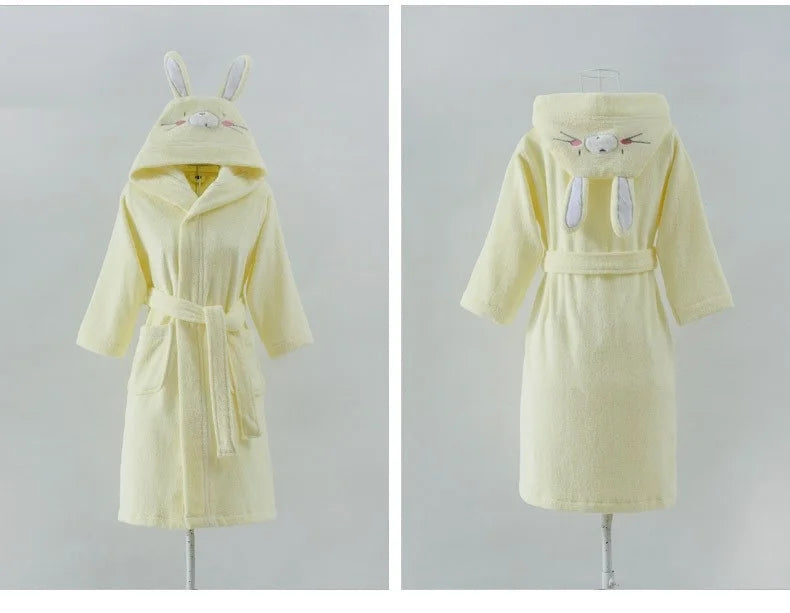 37 Design Cotton Kids Hooded Bathrobe For Girl Sleepwear Robe Boy Cotton Terry Bathrobe Baby Pajamas Bath Robe Children Bathrobe