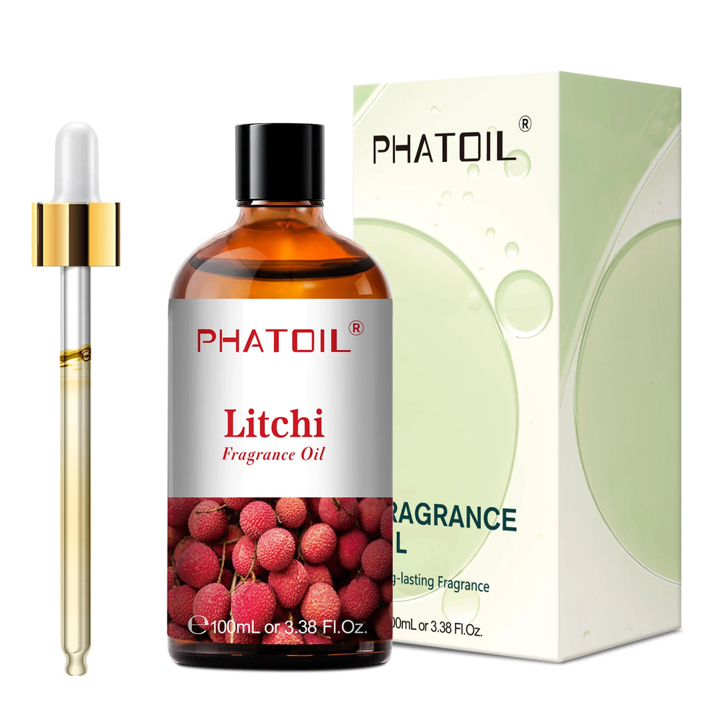 PHATOIL 100ml Aromatherapy Fragrance Oil Coconut & Vanilla Strawberry Cherry Lemon 1/2/3pcs Aroma Oil For Diffuser Candle Making
