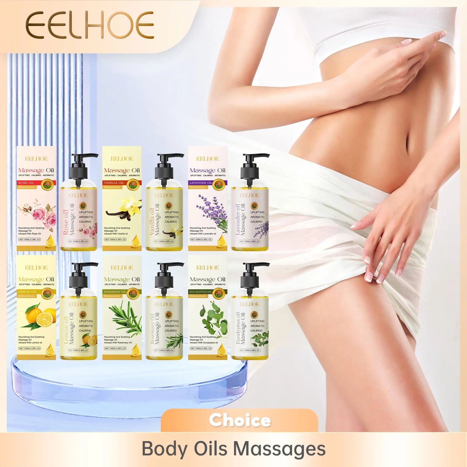 Body Oils for Relaxing Massages Muscle Soreness Relief Physical Fatigue Body Moisturizer Firming Skin Care Native SAP Body Oil