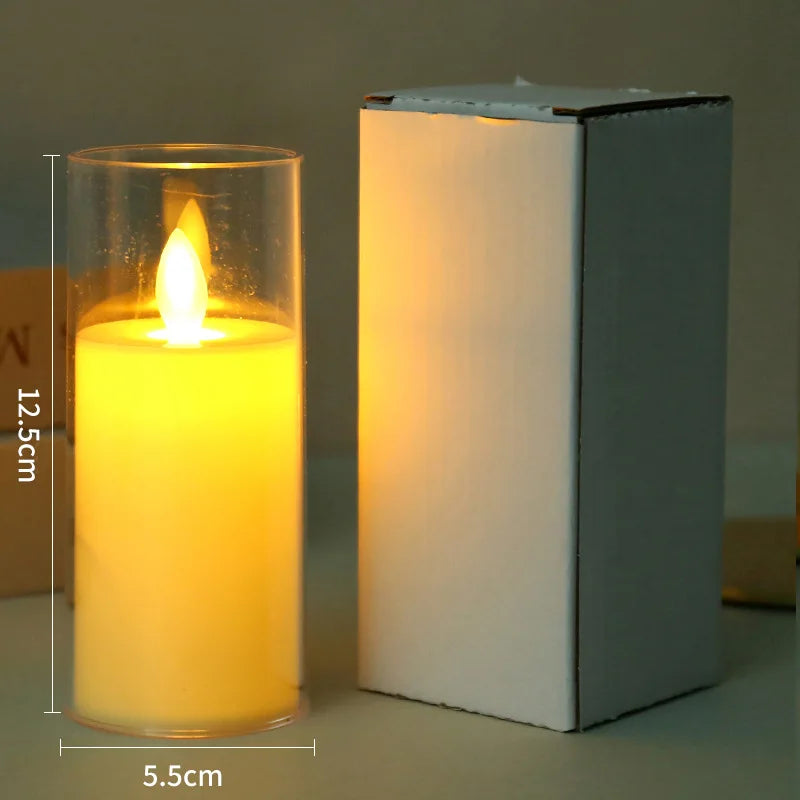 1/3PCS Flameless LED Tealight Candles Battery Operated Flickering Flameless Votive Lights For Wedding Christmas Home Decor