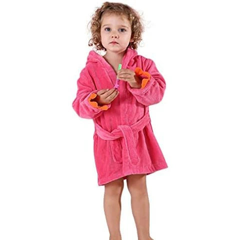 MICHLEY Animals Dinosaur Hooded Baby Bathrobe Cotton Soft Infant Bath Towel Robe Pajamas For Kids Boy Girl Children Winter 1-5T