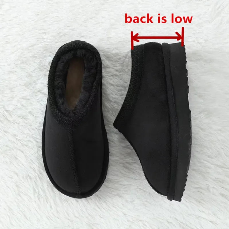 Cozy Winter Velour Slippers for Kids – Unisex House Shoes