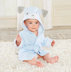 0-2Y Cotton Kids Robes Newborn Bath Towel Hood Cartoon Fashion Sleepwear Girls Boys Bathrobe For Children Baby Receiving Blanket