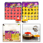 100pcs/Set DIY Round Smokeless Scented Tealight Candles for Birthday Party Decorative Candles outdoor
