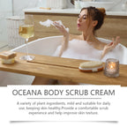 Body Scrub Cream for Bath Shower Deep Cleaning Whitening Exfoliation Chicken Skin Removal Melanin Repair Brighten Peeling Lotion