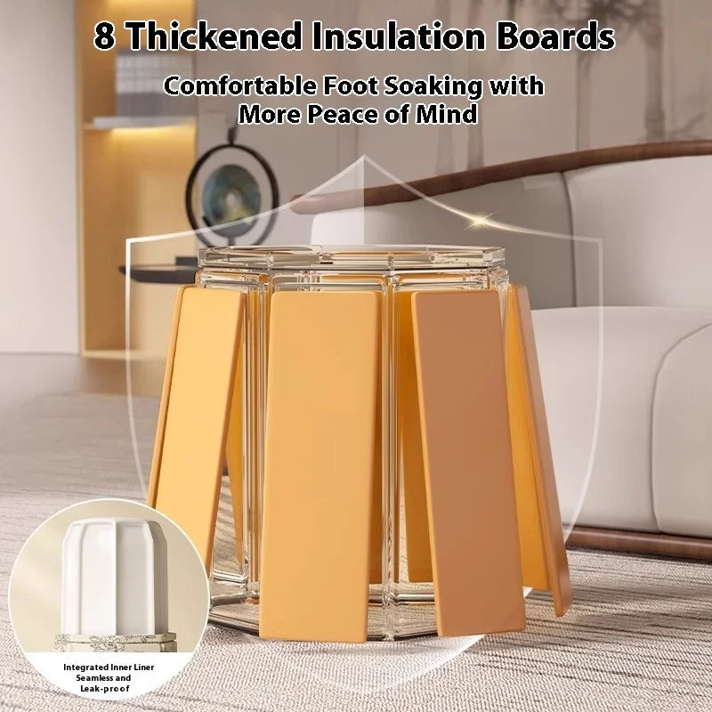 2025 Foot soaking tub Portable Foldable Over-Knee for Home Wellness Easy Move Simple Winter Calf folding foot soak bag foot wash