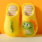 Dino Slide on Slippers for Kids – Unisex Cartoon House Shoes
