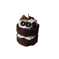 Chocolate cake scented candles cute birthday gift souvenir desktop home decoration