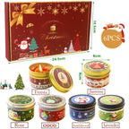 Scented Candle Set Gift DIY Smokeless Plant Aromatherapy Candles Dried Floral Tin Box Home Bedroom Xmas Party Decor Supplies