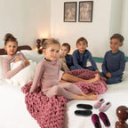 Cozy Winter Velour Slippers for Kids – Unisex House Shoes